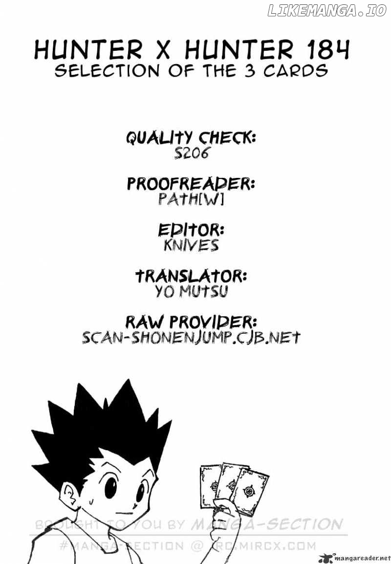 Hunter x Hunter, Chapter 184 image 16